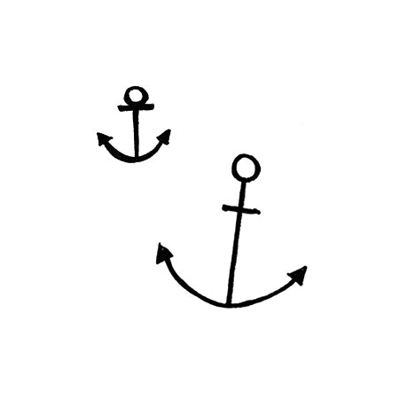 a simple anchor tattoo | Anchor tattoo design, Simple anchor tattoo, Tattoos  for guys
